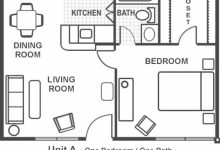 One Bedroom Flat Floor Plan