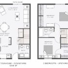 2 Bedroom Townhouse Designs