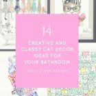 Cat Themed Bathroom Decor