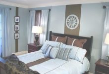 Brown And Baby Blue Bedroom