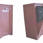 Wood Tilt Out Trash Or Recycling Cabinet