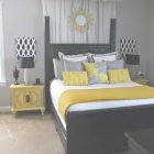 Yellow Grey Black Bedroom