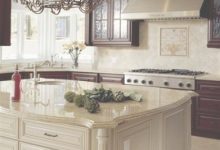 White And Cherry Kitchen Cabinets
