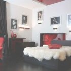 Red Black And White Bedroom