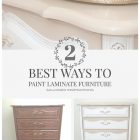 How To Paint Laminate Furniture