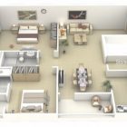 Apartment Layout 2 Bedroom