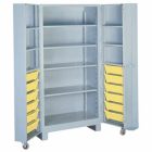 Storage Cabinet With Shelves And Doors