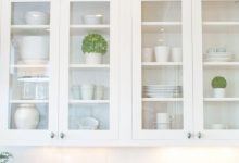 White Cabinets With Glass Doors