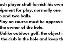 Bedroom Golf Rules Joke