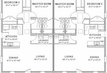 2 Bedroom Duplex Plans