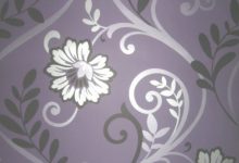 Purple And Black Bedroom Wallpaper
