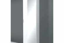Free Standing Mirrored Bathroom Cabinet
