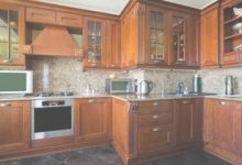 Wood And Glass Kitchen Cabinets