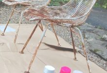 How To Paint Metal Furniture With A Brush