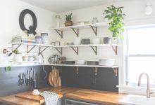 Replace Kitchen Cabinets With Shelves