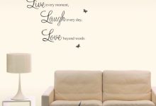 Wall Saying Stickers For Bedroom