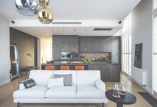 Modern Living Room And Kitchen Design