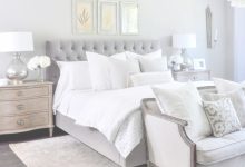 White And Grey Master Bedroom