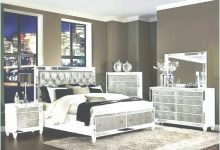 Mirrored Headboard Bedroom Set