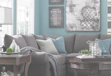 Gray And Teal Living Room