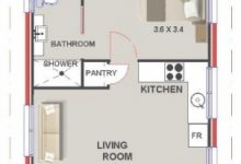 Small Granny Flat Floor Plans 1 Bedroom