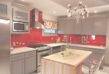 Grey And Red Kitchen Designs