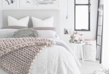 Black White Gray And Pink Bedroom