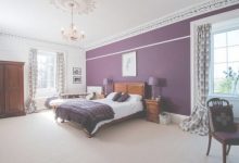 Purple Bedroom Feature Wall