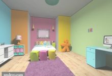 Multi Coloured Bedroom