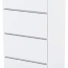 White 3 Drawer File Cabinet