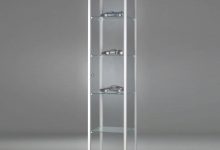 Tall Slim Display Cabinet