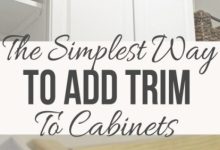 Trim On Cabinets