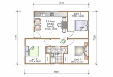 Granny Flat Floor Plans 3 Bedroom