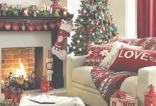 Christmas Decorated Living Rooms