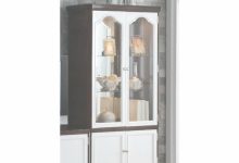 Double Glass Door Curio Cabinet