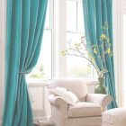 Turquoise Curtains Living Room