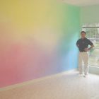 Rainbow Wall Bedroom